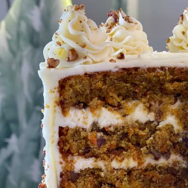 Rebanada De Carrot Cake