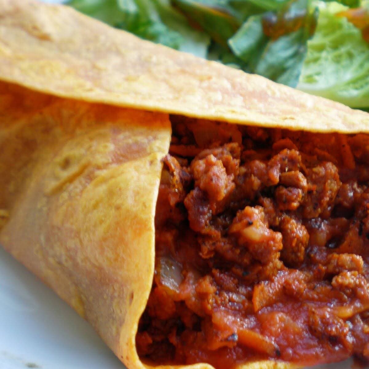 Burrito de Frijoles con Chorizo