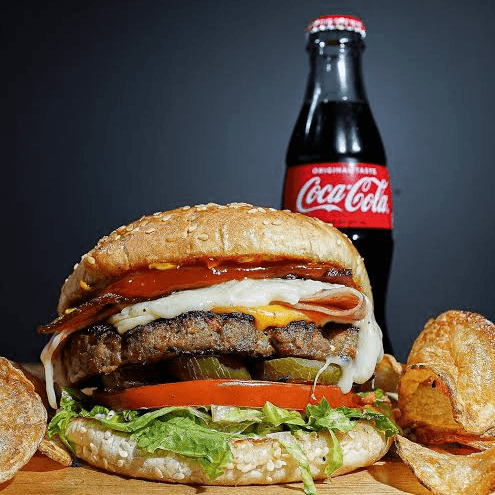 Combo Burguer + Coca-Cola
