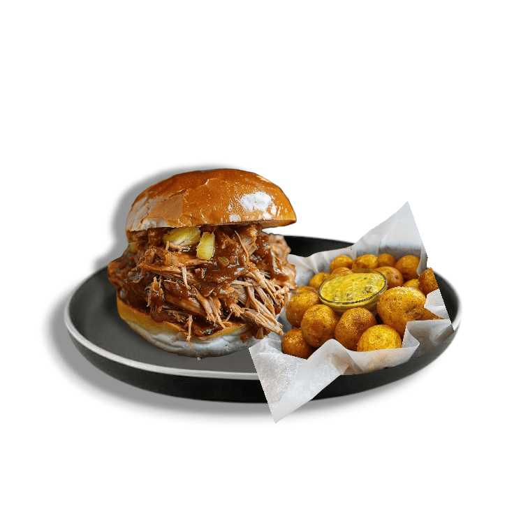 BURGER ESPECIAL CON PAPAS