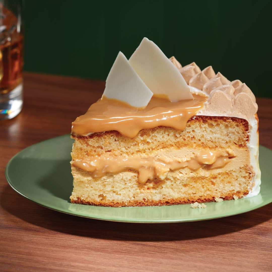 Porción de Torta Whisky de dulce de leche