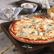 Pizza 4 Quesos y Jamón Serrano