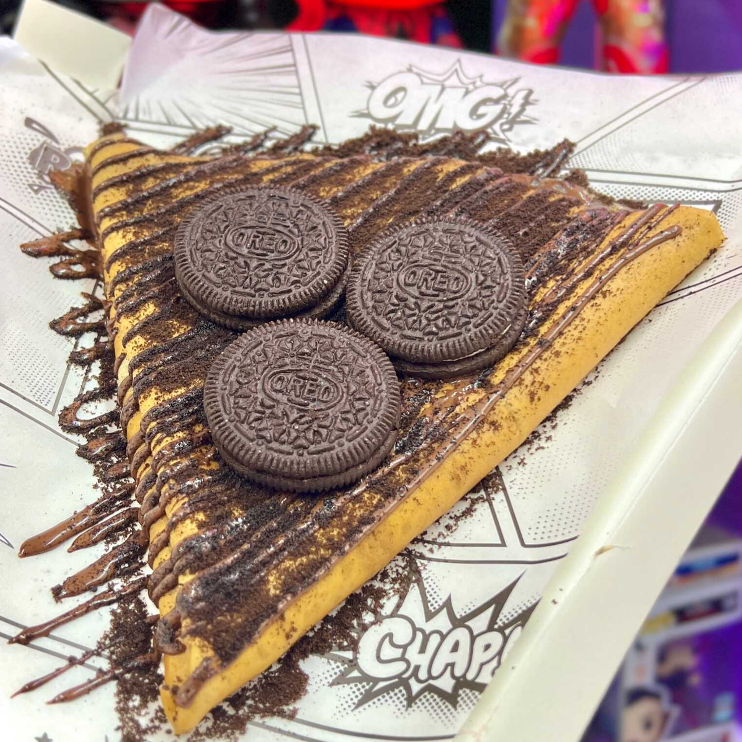 Crepa de Nutella con Oreo