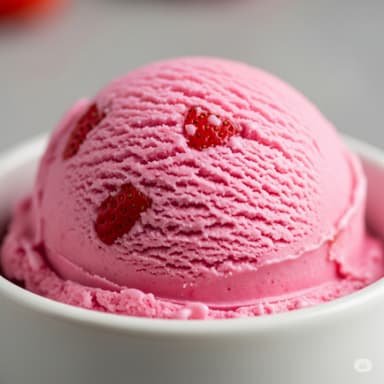 Helado de Fresa