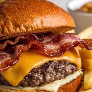 HAMBURUESA CHEESE BACON