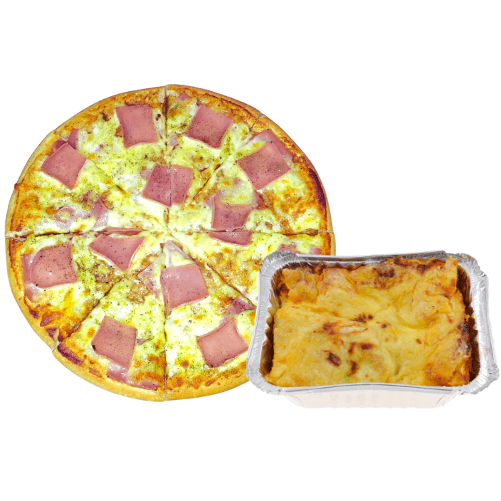 Promo Pizza + Lasaña de Carne