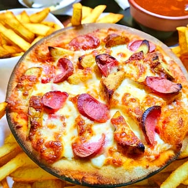 Pizza Salchipizza 4 Tajadas