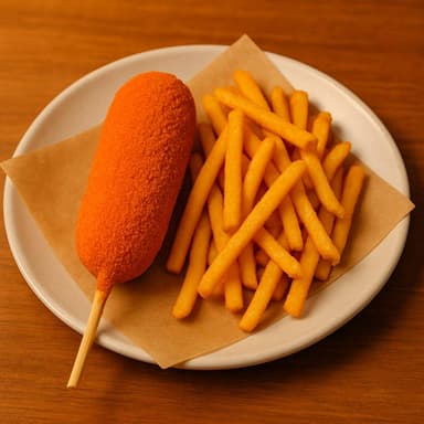 Banderilla Coreana Con Doritos Y Papas