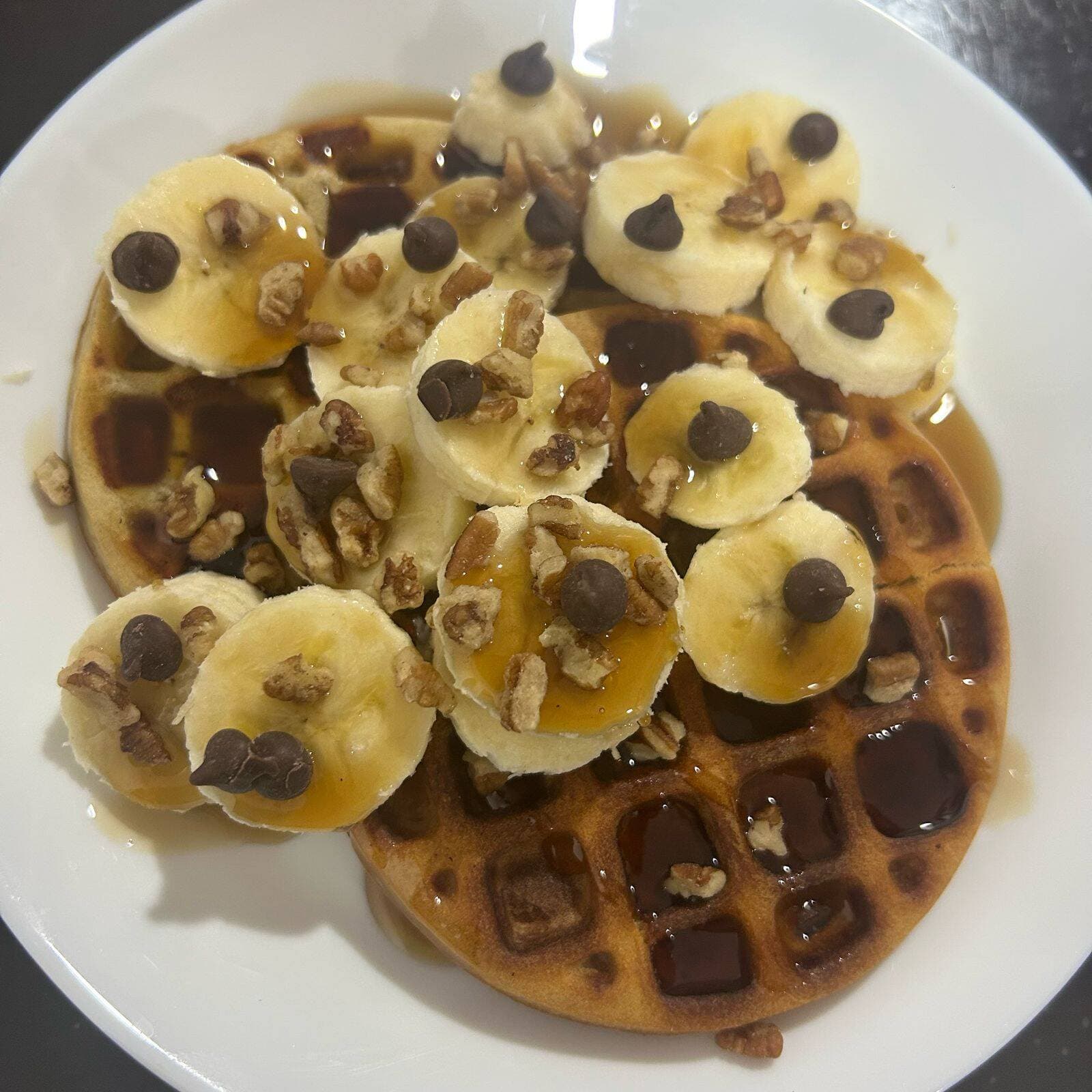 Waffles con Chocolate