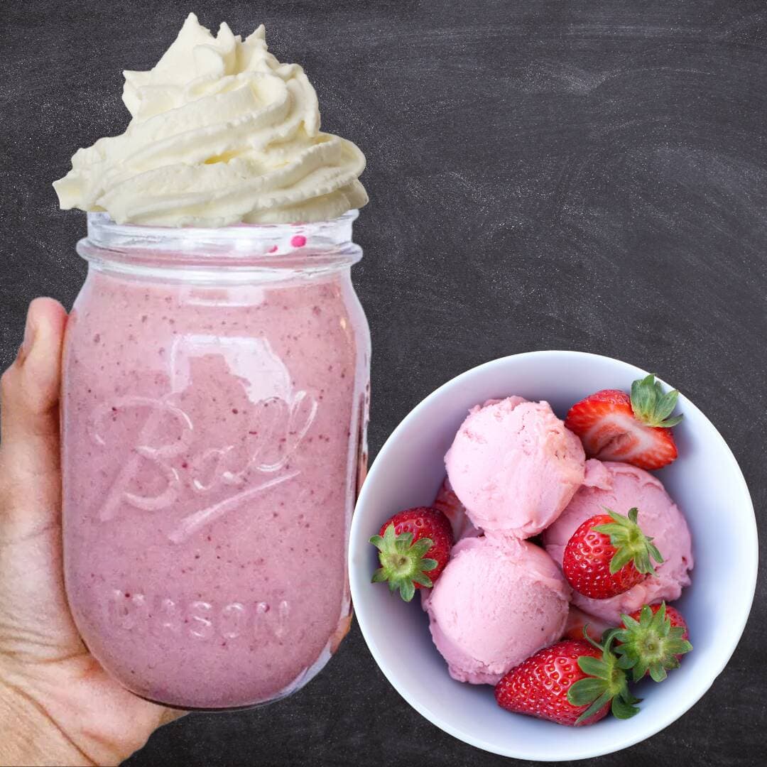 Malteada de Fresa