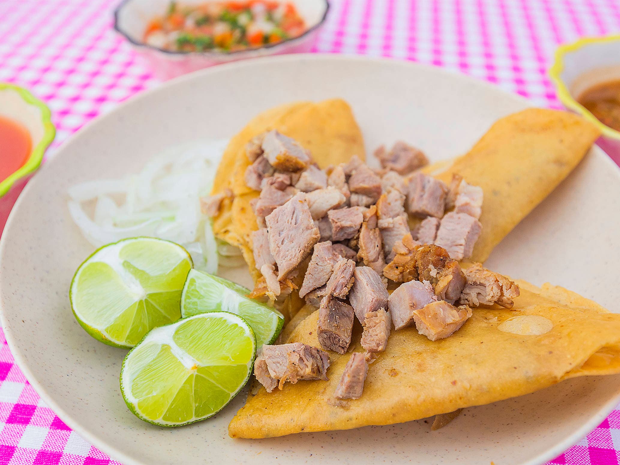 Taco Dorado Con Carne