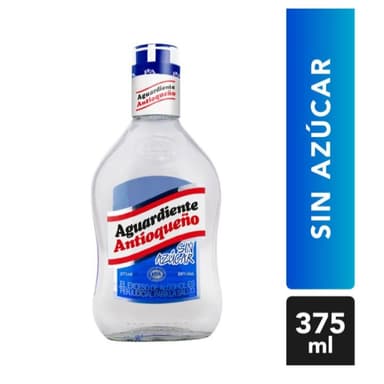Media Aguardiente Antioqueño Sin Azúcar 375mL