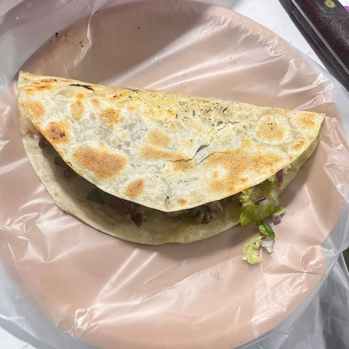 Quesadilla de Harina de Asada