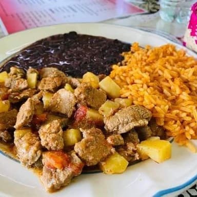 Platillo bistec ranchero