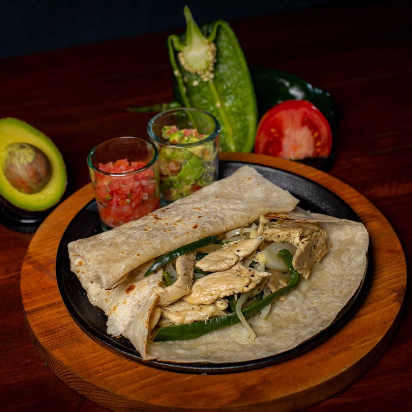Fajitas de Pollo