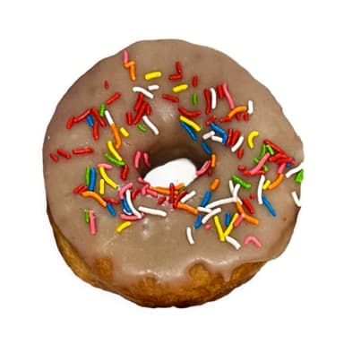 Dona Glaseada de Maple con Chispas