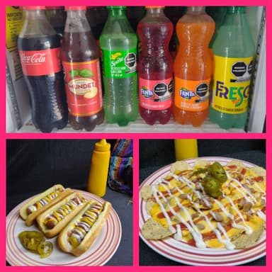 Combo COCA-COLA Hot Dogs y Nachos