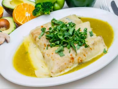Enchiladas Verdes Gratinadas
