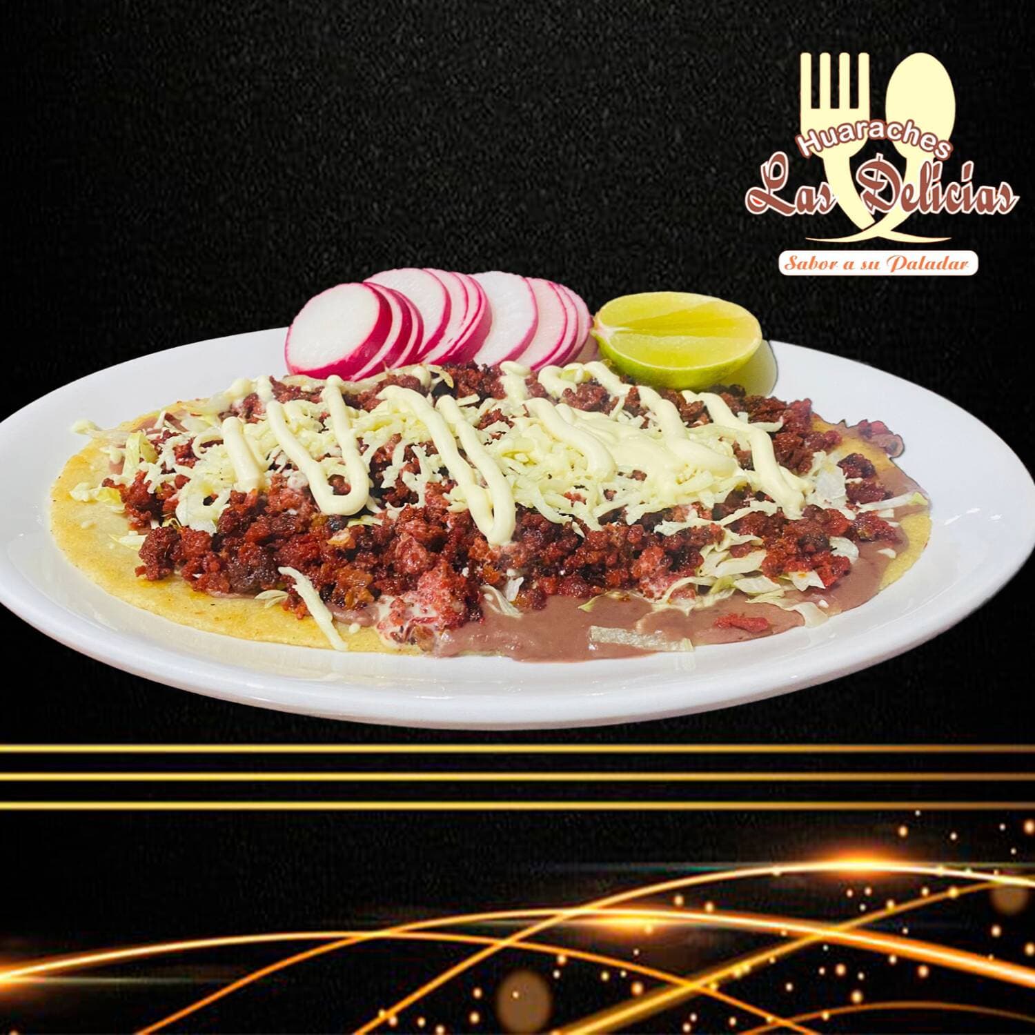 Huarache de Chorizo