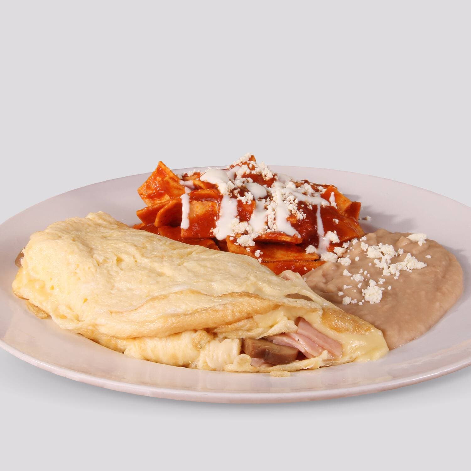 Omelette de Jamón y Queso