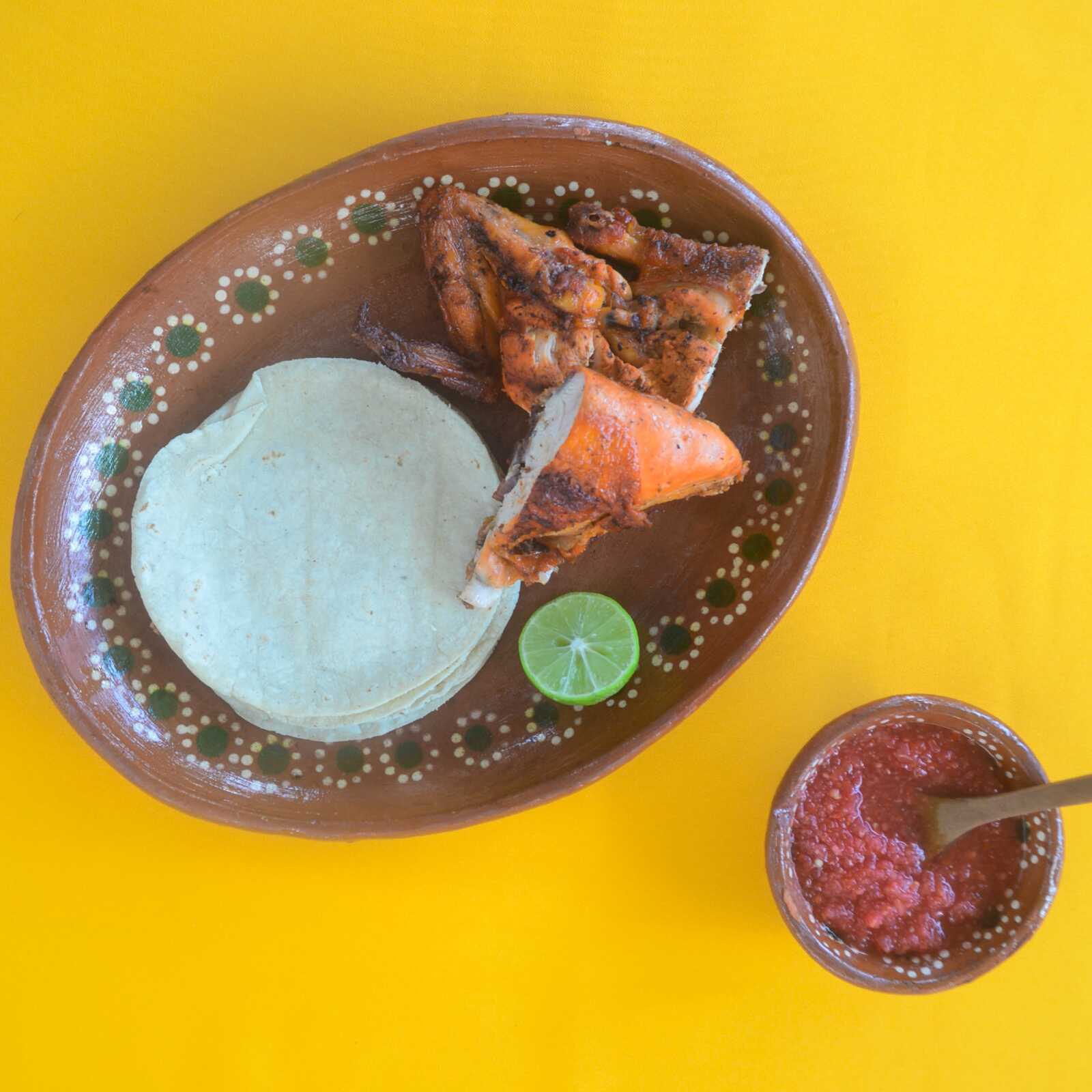 Cuarto de Pollo Asado, 2p