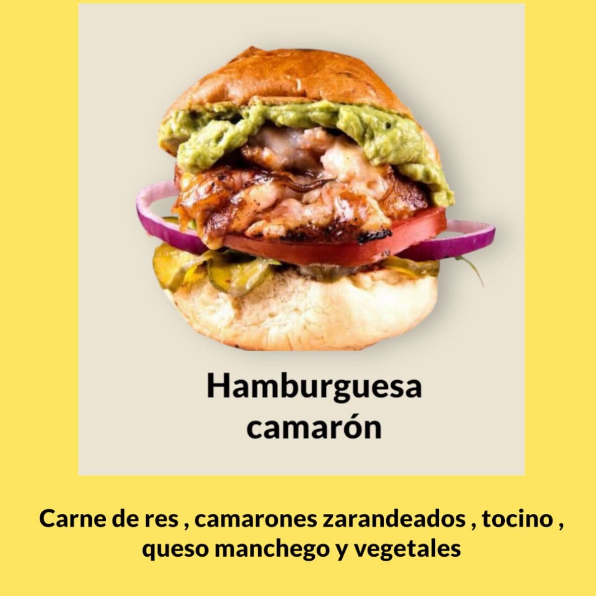 Hamburguesa Camaron