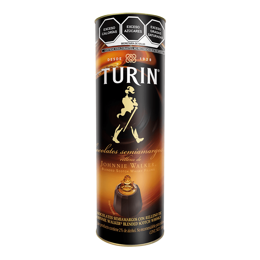 Turin Chocolates Johnnie Walker Tubo 180 G
