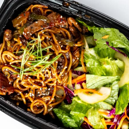 Pasta Teriyaki De Res