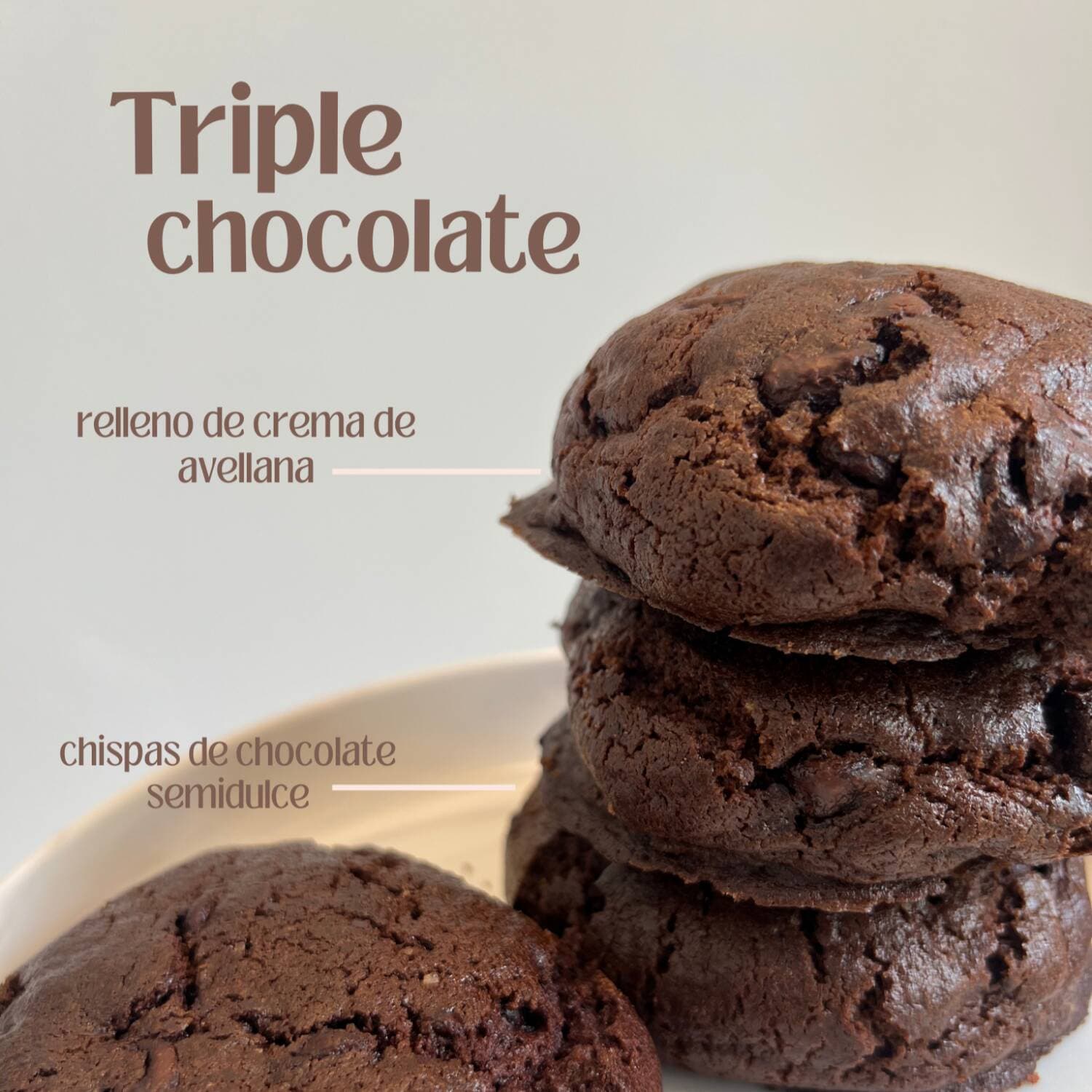 Galleta de Triple Chocolate