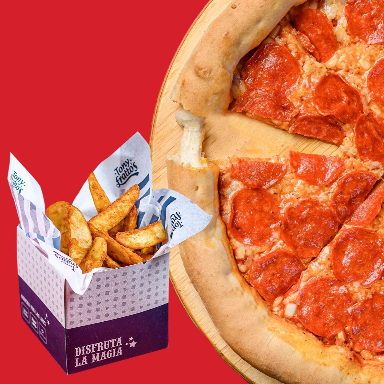 PROMO Pizza Orilla Rellena + Complemento