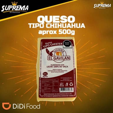 Queso Tipo Chihuahua 500 gr