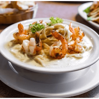 Fetuccini con Camarón