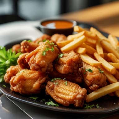 6 Boneless de Cualquier Sabor + Papas + Aderezos