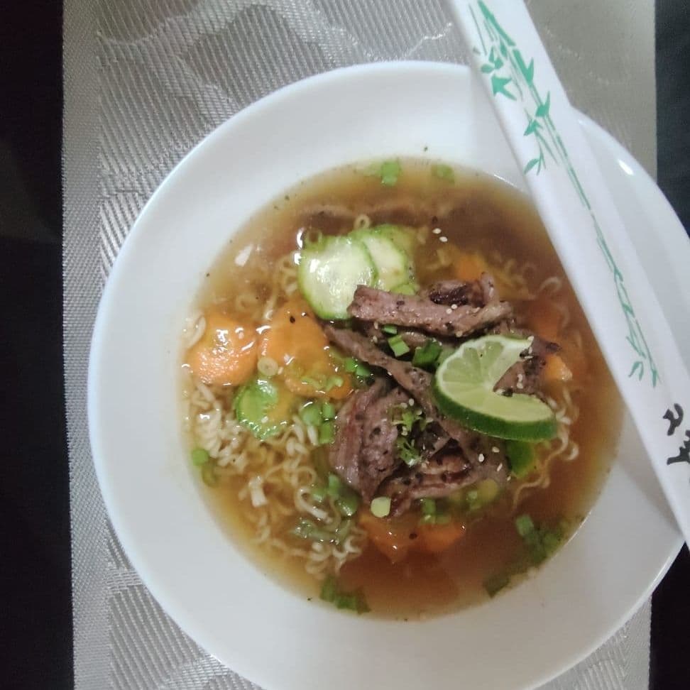 Ramen de Arrachera