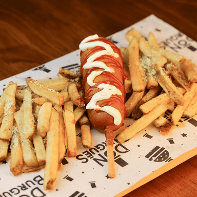 banderilla con papas