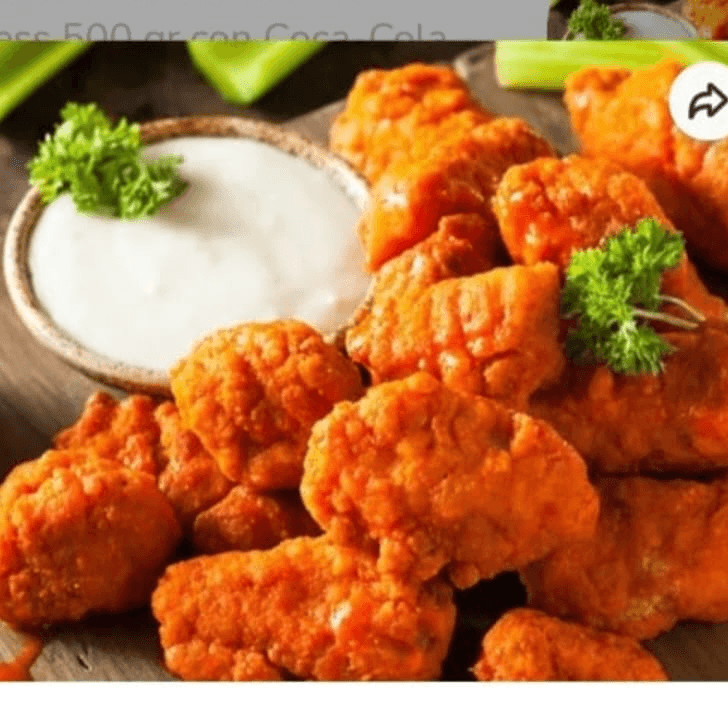 Spagueti gratinado con Boneless