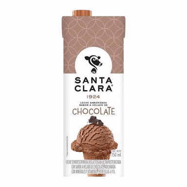 Leche Santa Clara Sabor Chocolate.