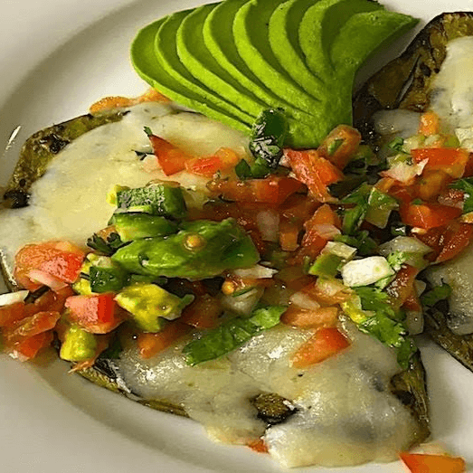 Nopales Asados con Queso
