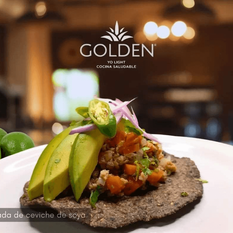 Tostada de Ceviche de Soya