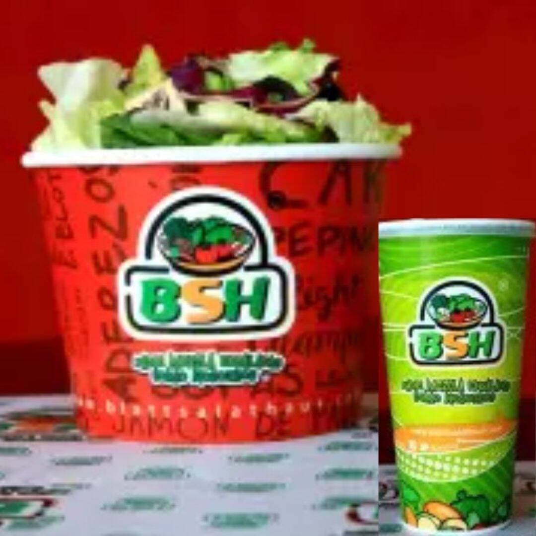 Ensalada Med de pollo + bebida