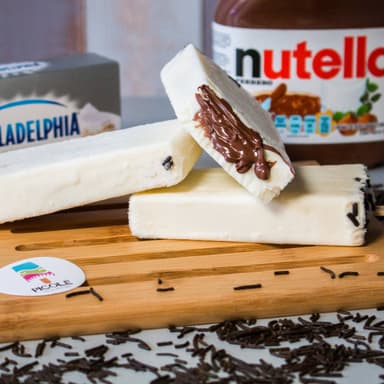 Paleta Philadelphia con Nutella