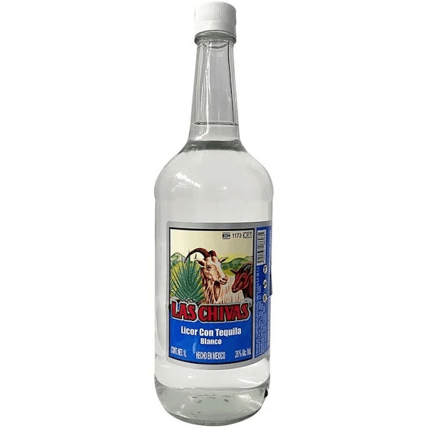 Aguardiente Las Chivas Blanco Vidrio 1000 Ml