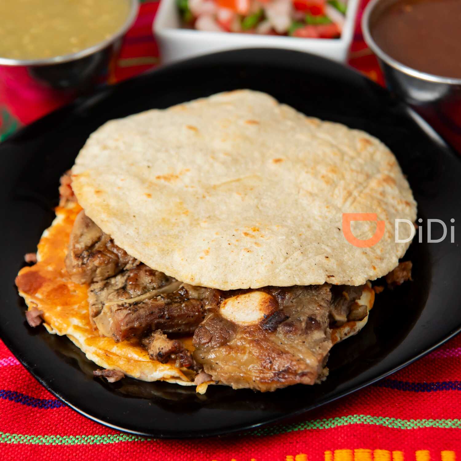 Gringa Bandera + Papas fritas