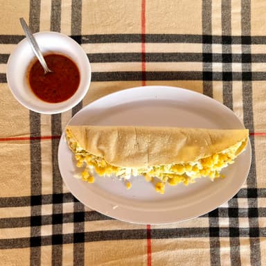Quesadilla de Papas con Rajas Gigante