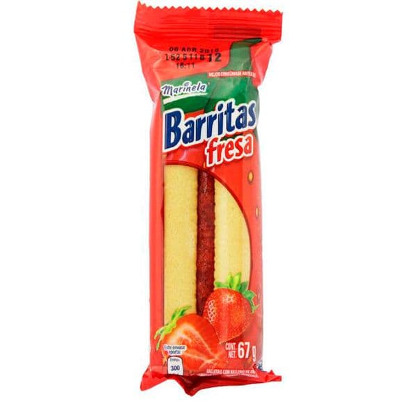 Barritas de fresa