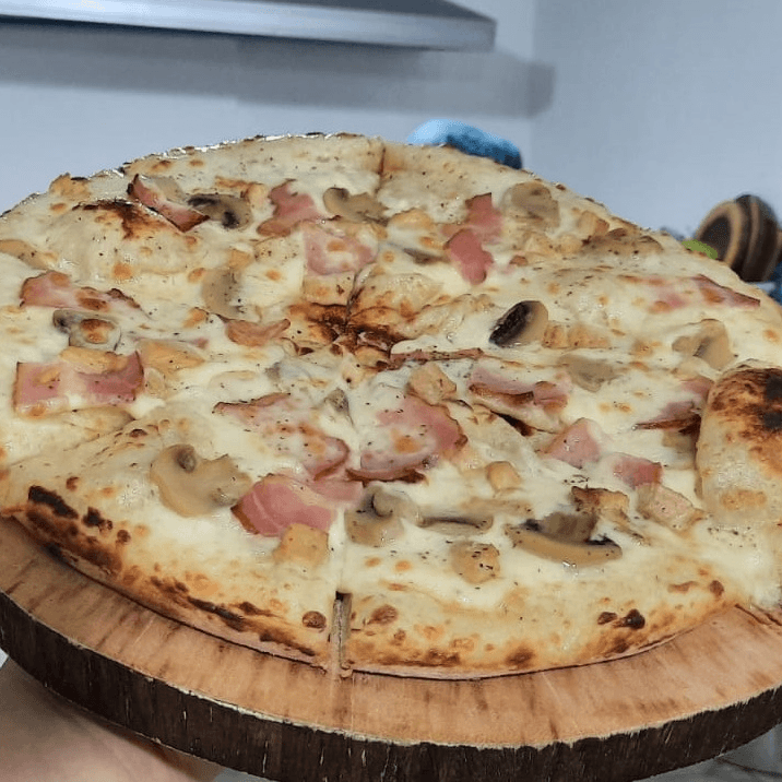 Pizza Carbonara Familiar