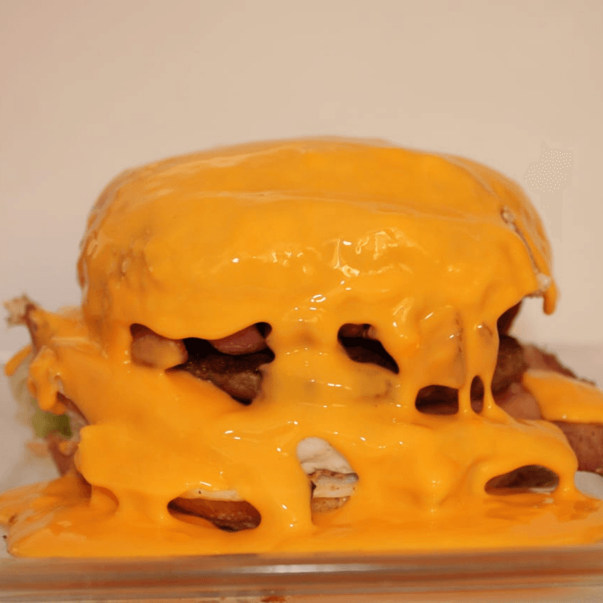 Hamburguesa Bañada en Queso