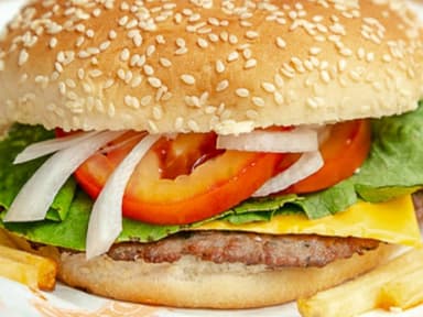 Hamburguesa con Tocino
