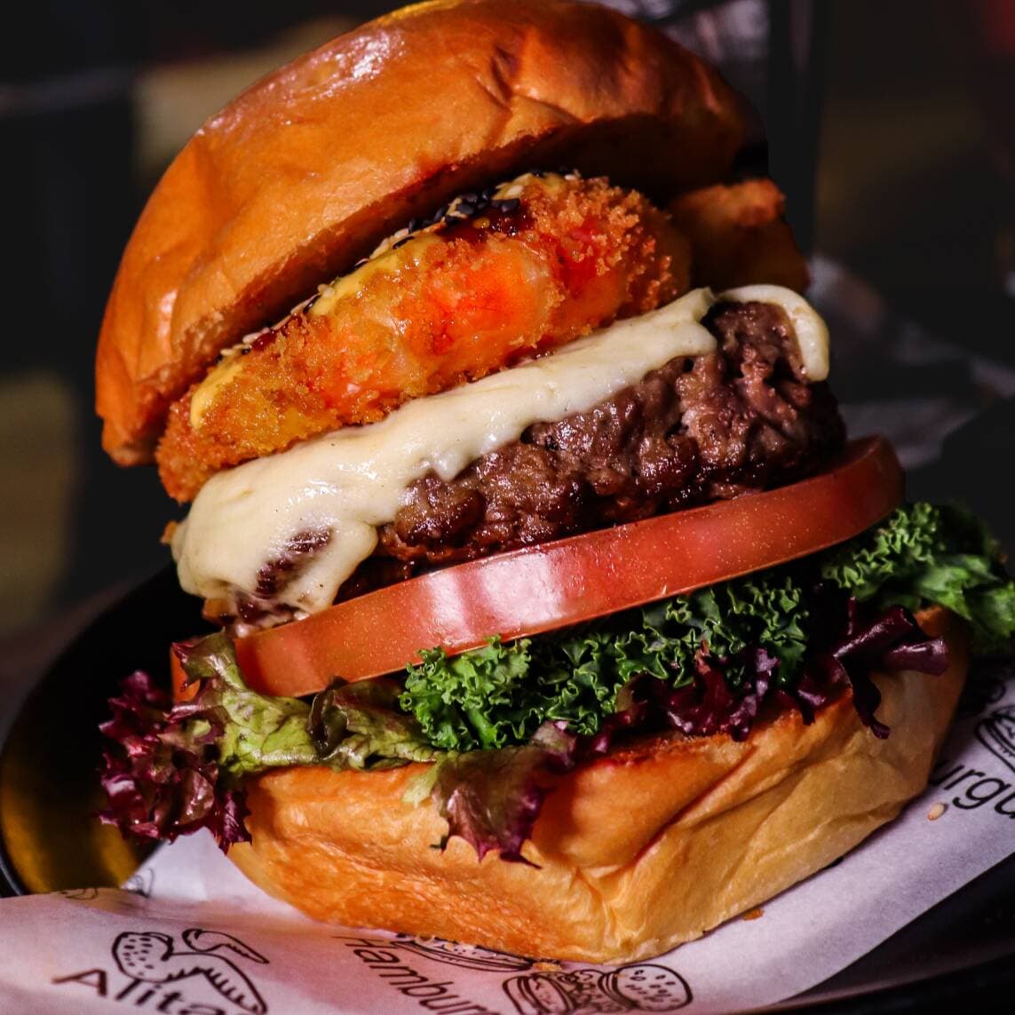 Burger del Chef + Papas