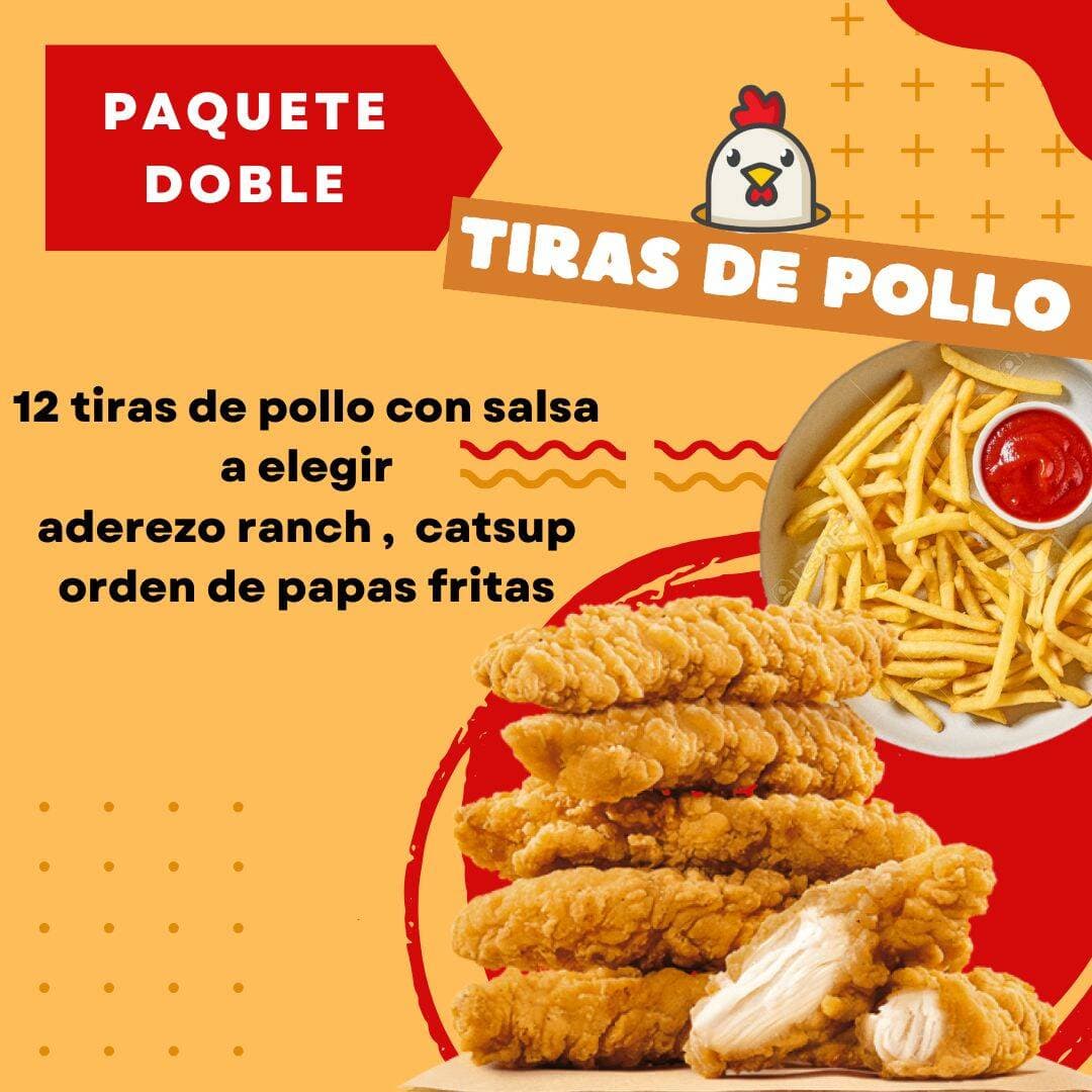 Paquete Doble Tiras de Pollo